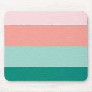 Sanftes Rosa Pfirsich Bernstein Yucca und Arbor Gr Mousepad