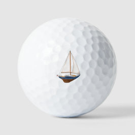 Sanftes Segeln an der Küste Golfball