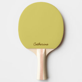 Sanftes Warmgelbes Ping-Pong-Paddle Tischtennis Schläger