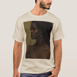Sanftes Weibliches Braun T-Shirt