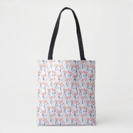 Sanftrosa Flamingos Tasche