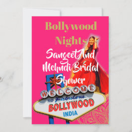 Sangeet Mehndi Henna Brautparty Bollywood Einladung