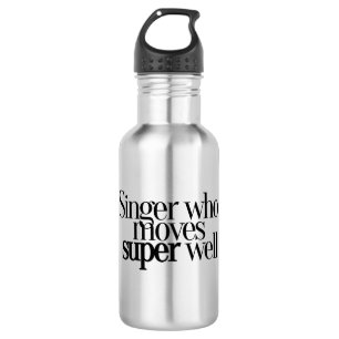 Sänger, der Super Well Water Flasche bewegt Edelstahlflasche