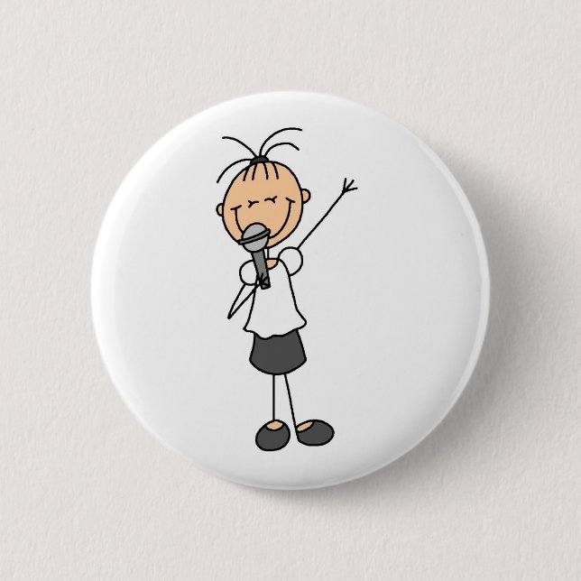 Sänger Knopf Button (Vorderseite)