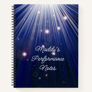 Sänger oder Schauspieler Notizbuch