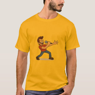 Sänger steigt voll ein T-Shirt