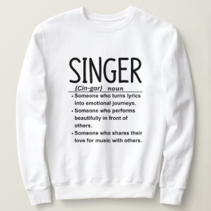 Sänger Sweatshirt