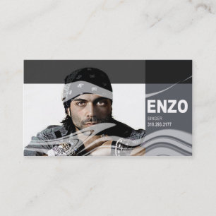 SängerHeadshot für Sänger-Musiker Visitenkarte