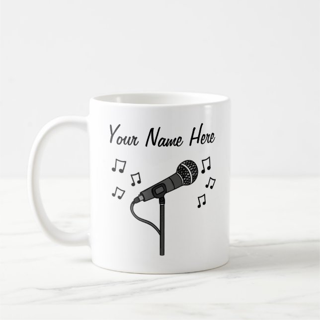 Sängerin Custom Tasse Gesangslehrer Musikergeschen (Links)