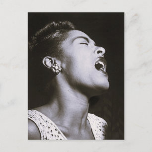 Sängerin des weiblichen Blues der 1940er Jahre im  Postkarte