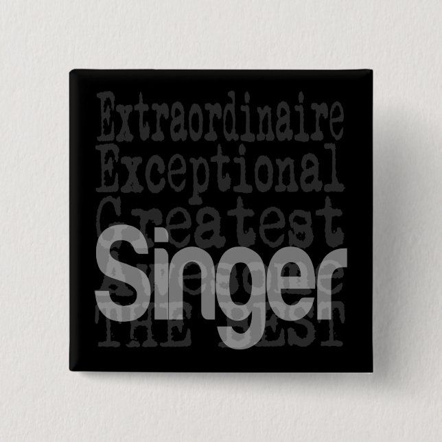 Sängerin Extraordinaire Button (Vorderseite)