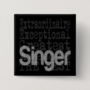 Sängerin Extraordinaire Button