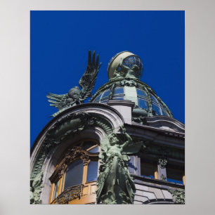 Sängerin Gebäude, Detail Poster