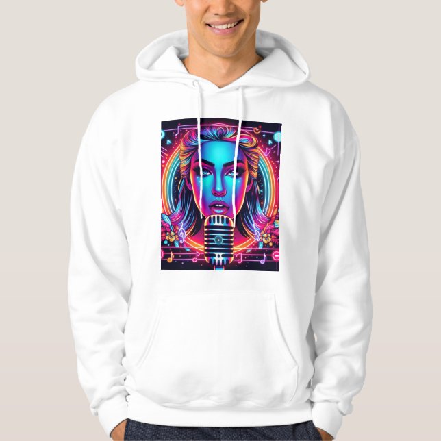 Sängerin Hoodie (Vorderseite)