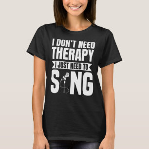 Sängerin Musiker Künstler Vocalist Soloist Music P T-Shirt