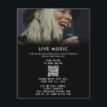 Sängermusikfestival Foto Promotion Flyer<br><div class="desc">Ein wunderschönes Design mit 1 Ihrer eigenen Fotos und Ihrem QR Code. Dieser elegante Flyer ist ideal für jeden. Eine einfache und berufliche Art,  jeden über Ihre nächste Veranstaltung zu informieren. Personalisieren Sie Ihre Daten,  um Ihren eigenen,  einzigartigen Flyer zu erstellen.</div>