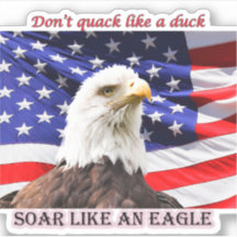 Sangez Comme Un Sticker En Vinyle Patriotique Aigl