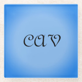 Sangria Cornflower Blue Glasuntersetzer