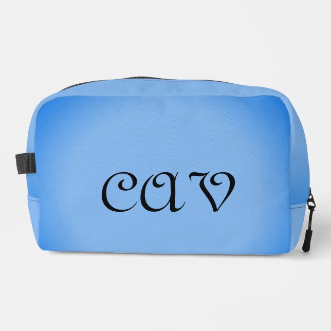 Sangria Cornflower Blue Waschbeutel (Vorderseite)