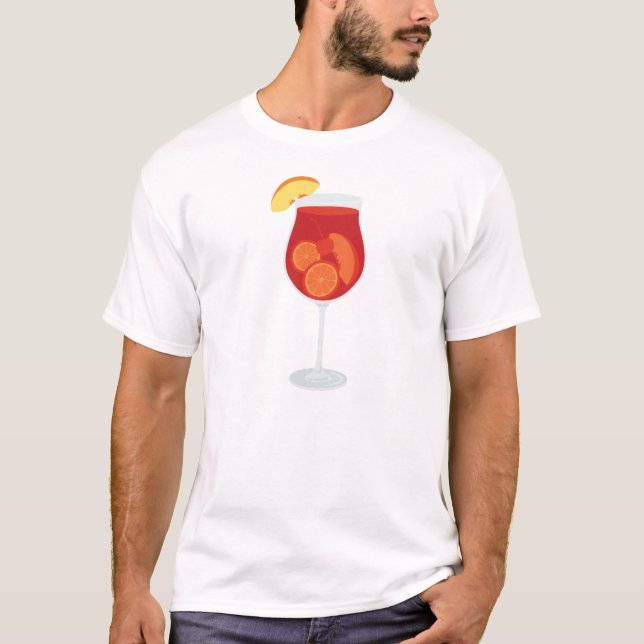 Sangria Drink T-Shirt (Vorderseite)