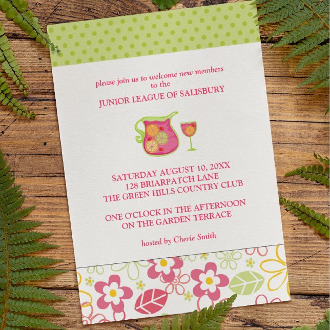 Sangria Garden Party Invitations (Créateur téléchargé)