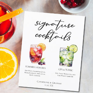 Sangria Gin & Tonic Signature-Cocktails-Menü