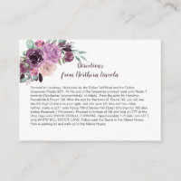 Sangria Lila Mauve Floral Directions |