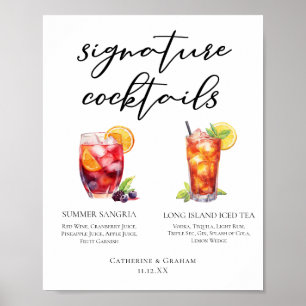 Sangria Long Island Teezeremonie auf dem Teatro So Poster