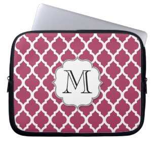 Sangria marokkanische Tile mit individualisierbare Laptopschutzhülle