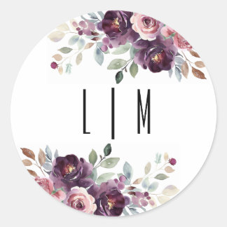 Sangria Runder Aufkleber