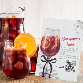 Sangria & Sass Honeymoon Fund Sockelschild