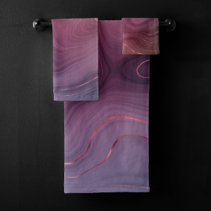 Sangria Strata Moody Pink and Purple Luxe Agate