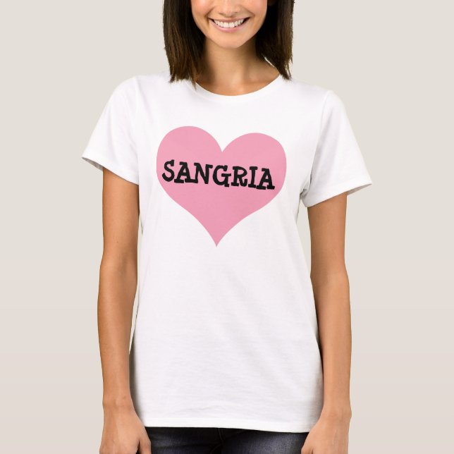 SANGRIA WEINFRAUEN T - SHIRT (Vorderseite)