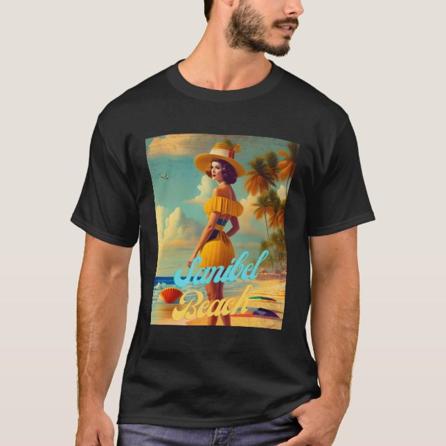 Sanibel Beach Florida Parasdise Beautiful T-Shirt (Vorderseite)