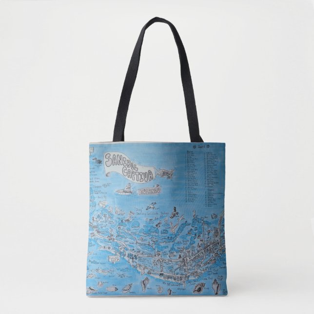 SANIBEL CAPTIVA ISLAND FLORIDA BAG TASCHE (Vorderseite)
