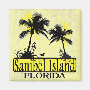 Sanibel Insel-Florida-Palmemagnet Magnet