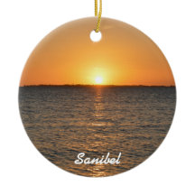 Sanibel Insel-Sonnenuntergang-Weihnachtsverzierung