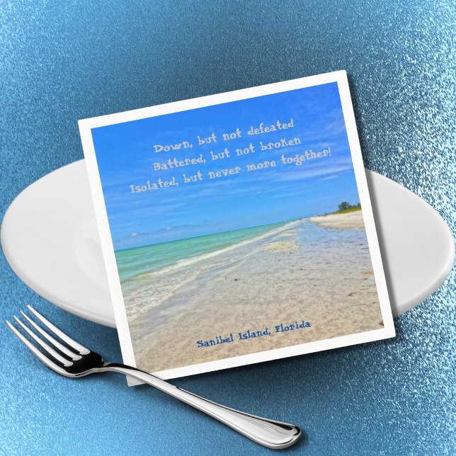 Sanibel Island Beach Florida Vor Hurrikan Ian Serviette (Von Creator hochgeladen)