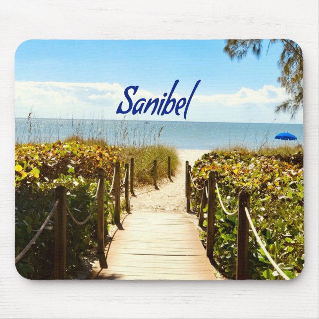 Sanibel Island Florida Beach Ocean Mousepad (Vorne)