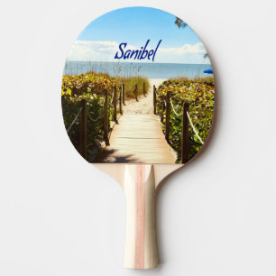 Sanibel Island Florida Beach Ocean Tischtennis Schläger