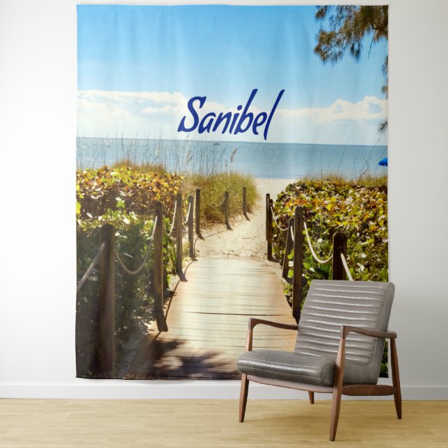 Sanibel Island Florida Beach Ocean Wandteppich (Beispiel)