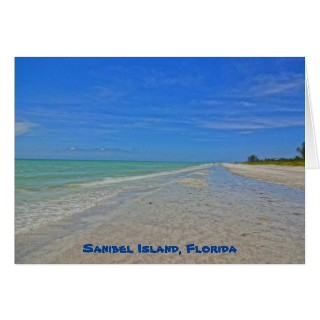 Sanibel Island Florida - Golf von Mexiko-Küstenlin (Vorderseite (Horizontal))