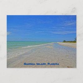 Sanibel Island Florida - Golf von Mexiko-Küstenlin Postkarte