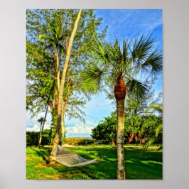 Sanibel Island Florida Hammock Printable Art Poster