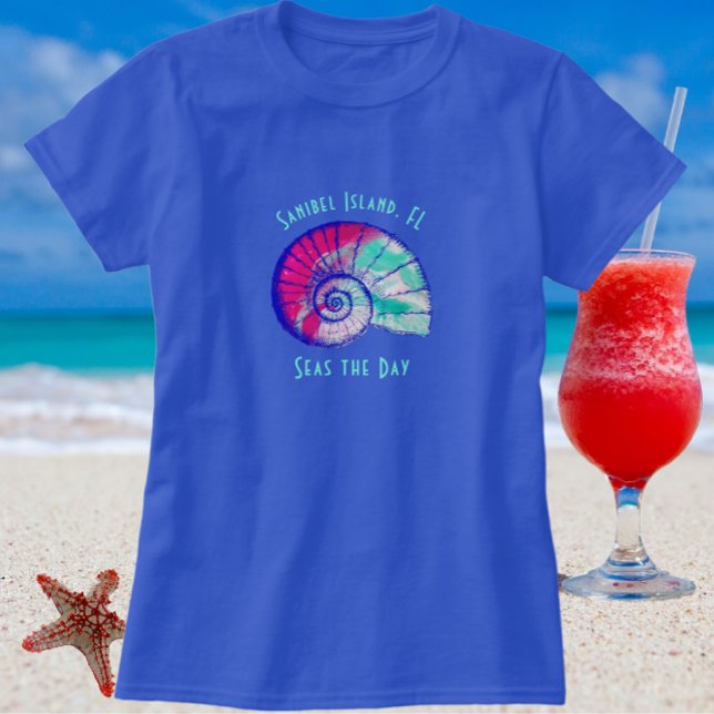 Sanibel Island Florida Hübsch Seashell T - Shirt (Von Creator hochgeladen)