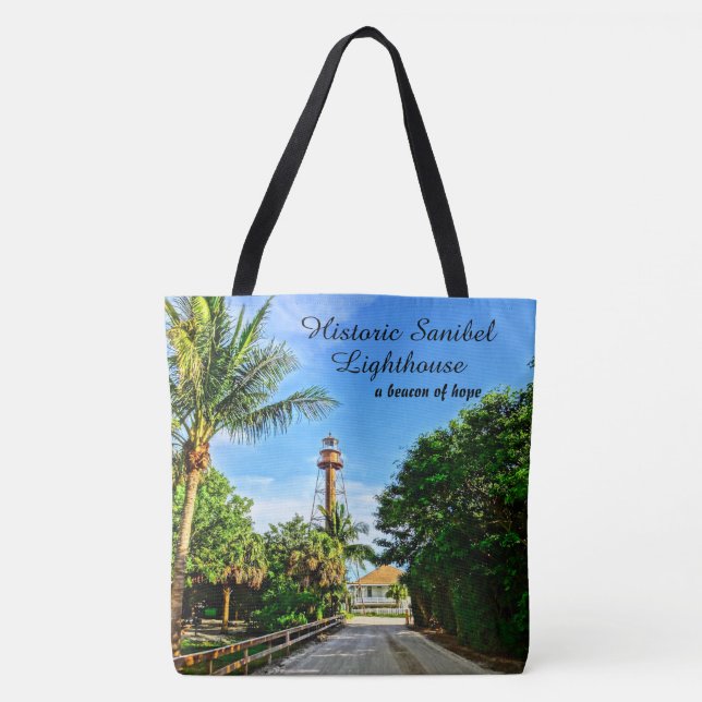 Sanibel Island Florida Lighthouse Beacon of Hope Tasche (Vorderseite)