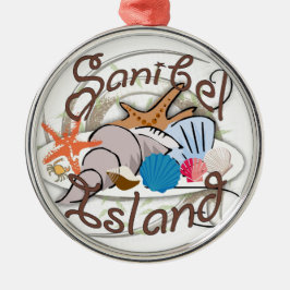 Sanibel Island Florida ornement design de coquilla