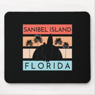 Sanibel Island Florida Strand Surfen Sommerferien Mousepad