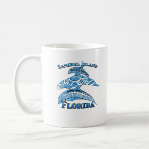 Sanibel Island Florida Vacation Tribal Delphine Kaffeetasse