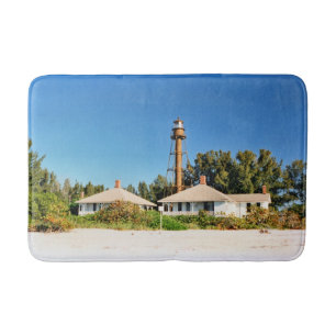 Sanibel Island Lighthouse, Florida Badematte